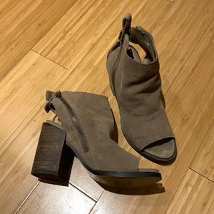 Dolce Vita Open Toe Ankle Boot